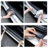 4pcs Car Door Sill Board Carbon Fiber Protector Sticker For Skoda Octavia Fabia Superb Kamiq Kodiak Yeti Karoq Octavia RS  WL5