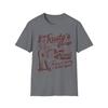 Vintage Rusty's Garage T-Shirt: 1950s Lady Mechanic Car Illustration
