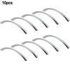 10 шт., изогнутая ручка для шкафа, дверная ручка