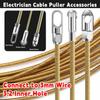 Electrician Tools Automatic Thread Guide Carbon Steel Wire Cable Elastic Threader