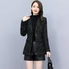 Women Blazer Autumn Winter Woolen Suit Female Suit Jacket One Button Office Clothing Temperament Loose Top C