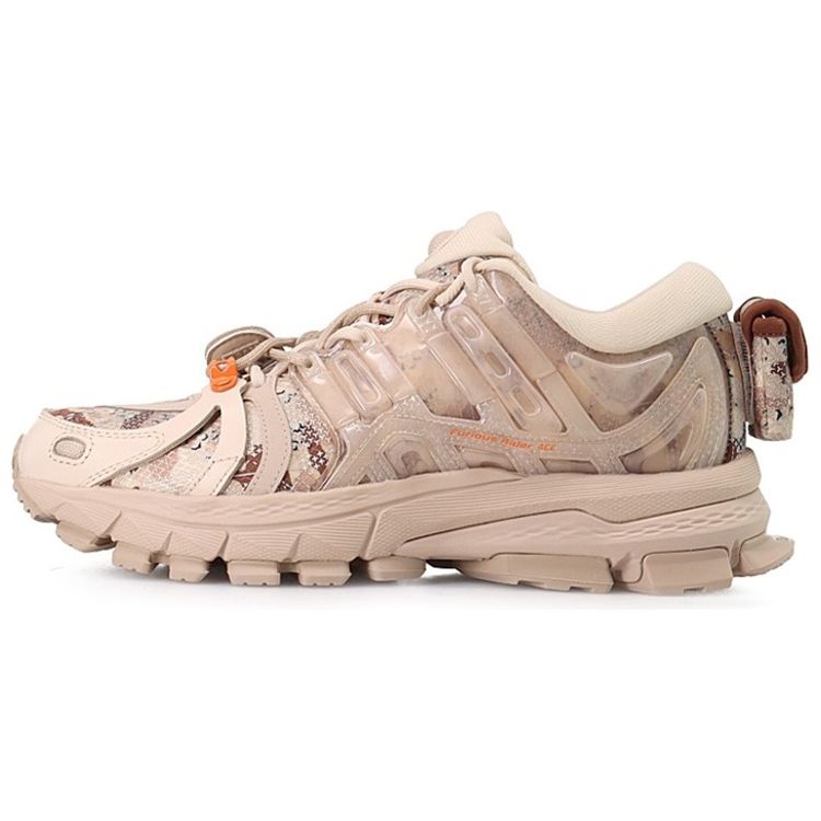 Li Ning Lijun Ace 1.5 Fabric Synthetic Leather Wear-Resistant Breathable Low-Top Sports Casual Shoes Men Sneakers Light-Brown ARZP009-16