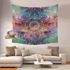 Tapestry Bedspread Yoga Mat Blanket Colorful Mandala   Home Decor Wall Hanging