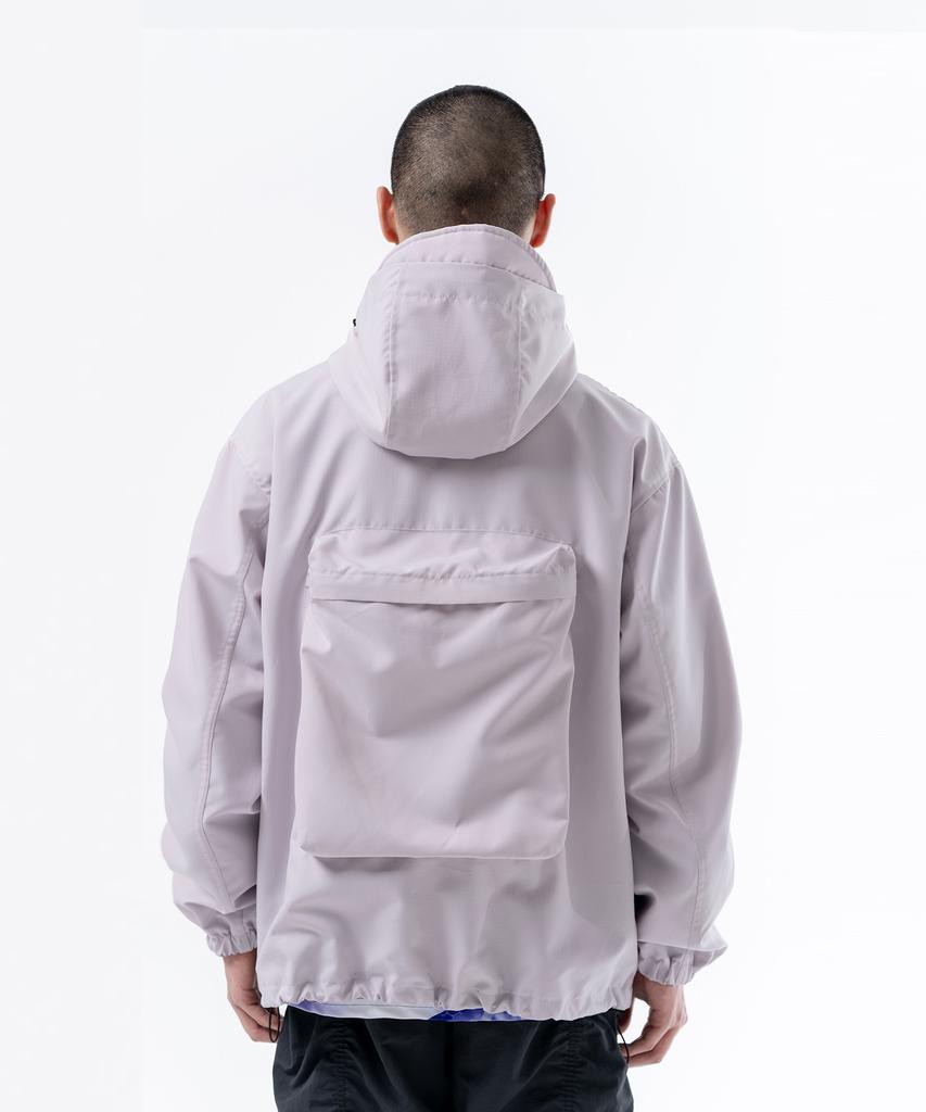 Duckdive Poly Twill Windbreaker Grey