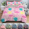 Flamingo Bedding Set For Bedroom Duvet Cover Animals Comforter Covers Single Twin King Size Quilt Cover With Pillowcase