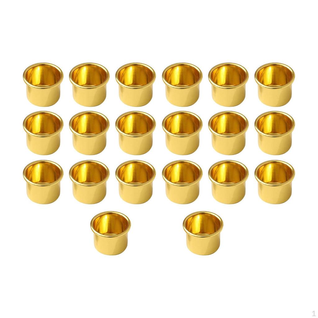 20 шт. Подсвечник металлический подсвечник настольный предотвращает капание воска держатель