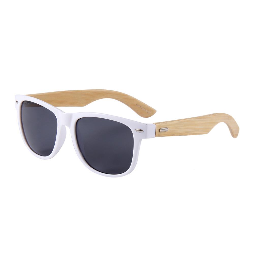 New European and American popular fashion outdoor sunglasses rice nail imitation bamboo leg sunglasses men's and women's retro glasses
