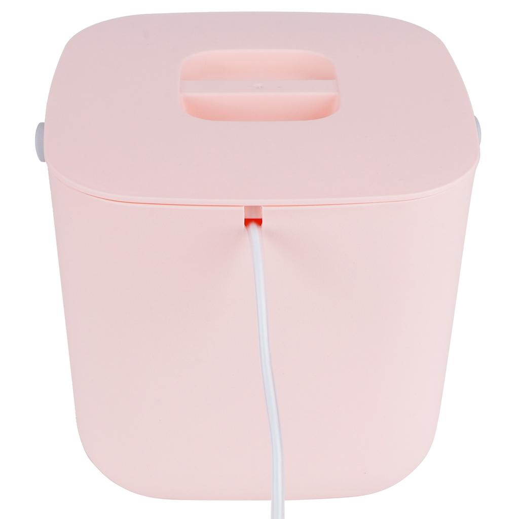 Мини-стиральная машина 8 л, портативная, с питанием от USB, ультразвуковая, для стирки нижнего белья, розовая