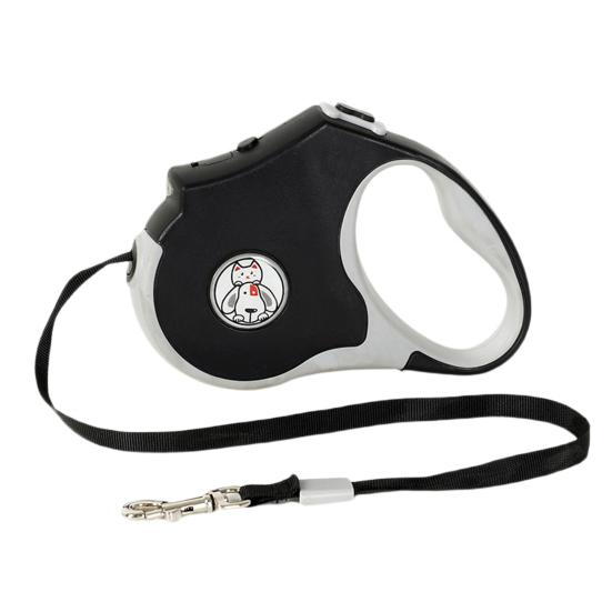 5 м выдвижной поводок для домашних животных со светодиодным фонариком портативный многофункциональный автоматический телескопический поводок для безопасности щенков