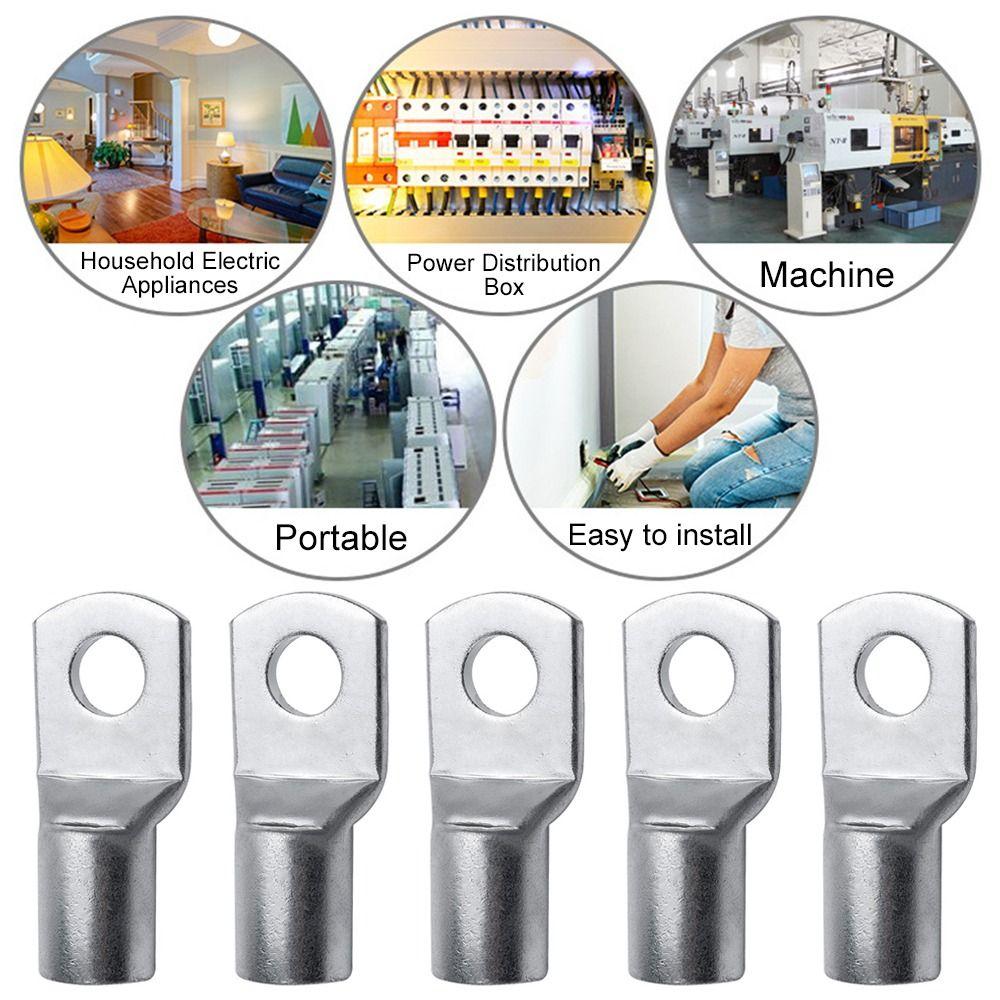 SC16-6 SC25-6 SC35-6 Tinned Copper SC Type Wire Nose Terminal Crimp Cable Connector Kit Lugs Ring