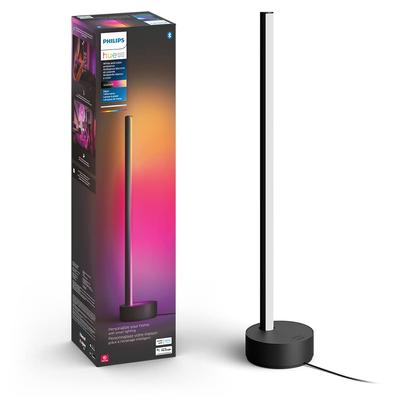 Philips Hue Smart Light Настольная лампа черного цвета Philips Hue Gaming Light Светодиодная подсветка, совместимая с Alexa Многоцветная подсветка с 16 миллионами цветов Цвет лампочки