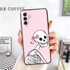 Pink Style Skull Witch Soft Phone Case for Samsung A17 A37 A57 A16 A26 A36 A56 A15 A25 A35 A55 A14 A24 A34 A54 A13 A23 A33 A53 A