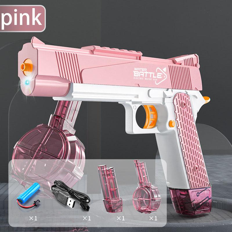 M1911 Electric Water Guns Pistol Plaything Squirt Pool Beach Shooting Games Outdoor Playthings Blaster ideal for Children Adult
