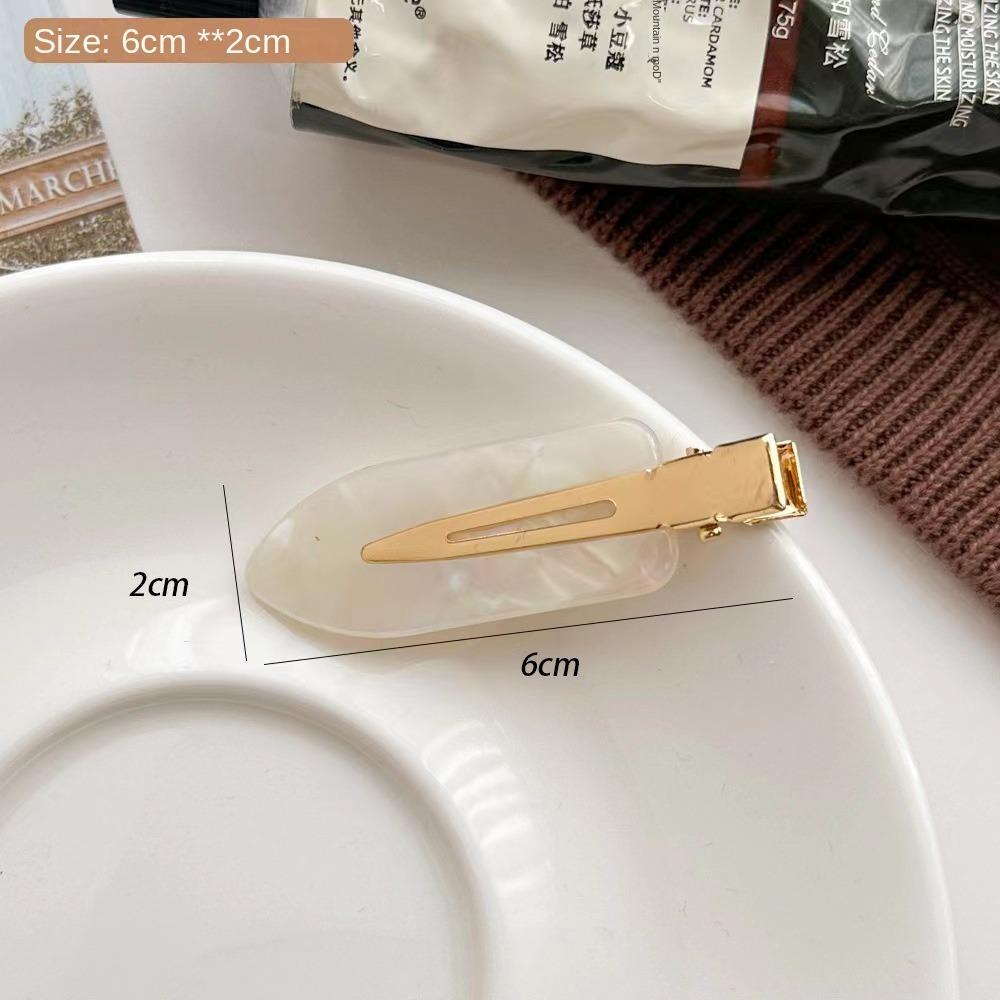 Acetate Seamless Hair Clip Headdress No Bend Barrettes New No Crease Hairpin Women