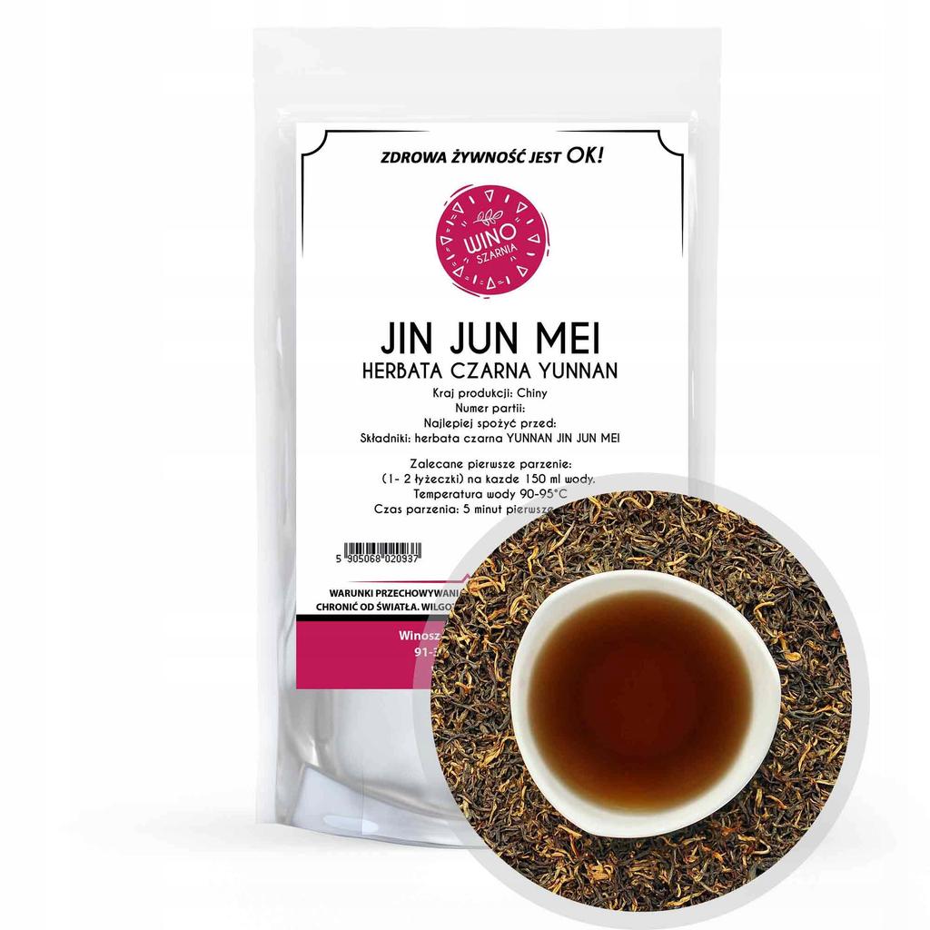Herbata Czarna Yunnan Jin Jun Mei - 50g Złote Brwi
