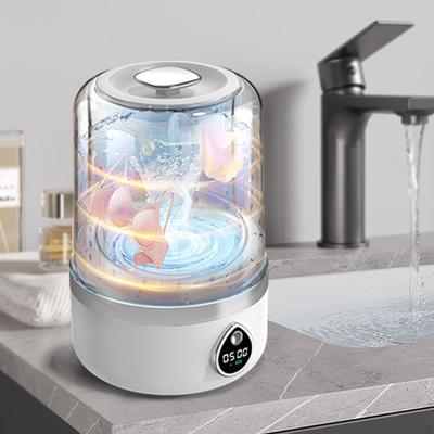 Мини стиральная машина для стирки, тихая, компактная, 2 режима стирки, светодиодный дисплей, для детской одежды