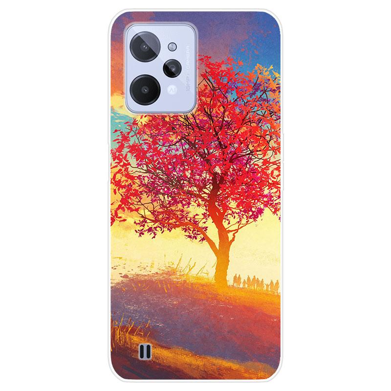 Для Realme C31 C 31 RealmeC31 чехол Мягкая силиконовая задняя крышка модный чехол для телефона с мультяшным рисунком