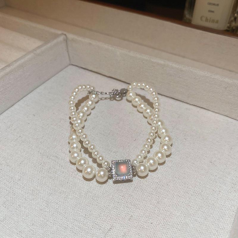 Ретро Геометрический Браслет из Пресноводного Жемчуга - Модные Ювелирные Изделия Продвинутого Дизайна для Женщин