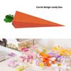 Set of 50 Carrot Treat Boxes Snack Box Carrot Theme Boxes Party Supplies Paper Texture Perfect for Candy and Snacks