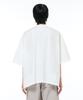 ZENSAI Curved Line Woven Mix Fly T-Shirt