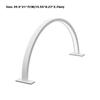 LED Nail Lamp for Desk White Light Beauty Fill Light New Half Moon Lamp  Manicure Shop