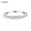 Классическое кольцо Lindon из медного сплава с цирконием, женские ювелирные изделия, свадебный подарок для вечеринки