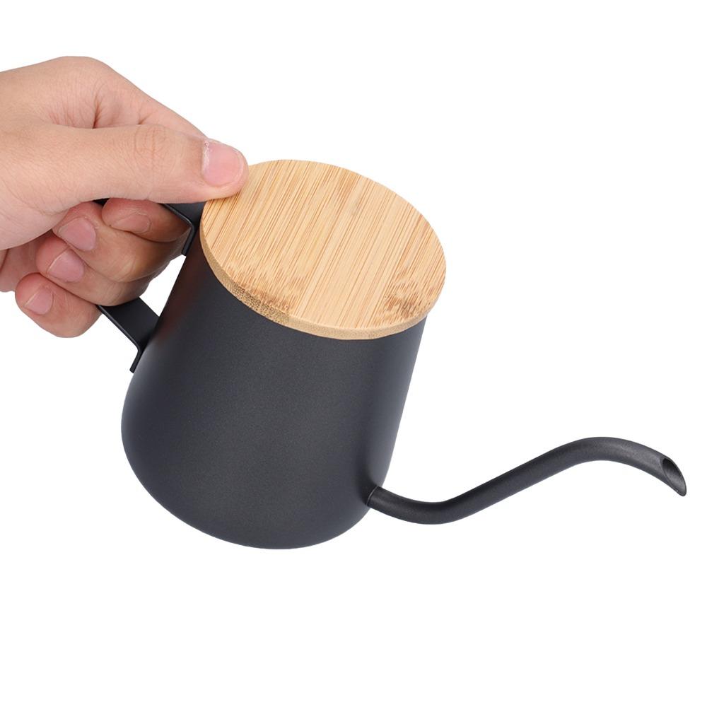 350ml Capacity Coffee Pot Stainless Steel Pour Over Kettle Coffee Supplies Teapot Coffee Making