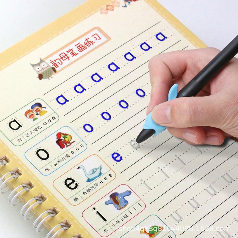Детская цифровая каллиграфическая книга для практики: Groove Learning Numbers и Magic Tracing
