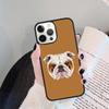 English Bulldog Mobile Phone Case Cover For iPhone 17 Air 15 16 16e 13 14 12 11 Pro Max Coque For Apple Plus fundas