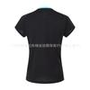 Womens Training Shirt With Short Flutter Sleeves Quick Dry Sport Top Badminton Practice Competition Team Uniform
