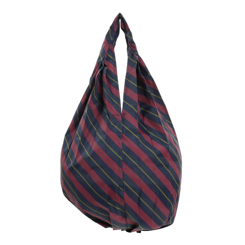 MARNA Shupatto Compact Diagonal Drop Folds Up in One Eco Bag Dimensions 28 x 56 cm Bag, Drop, Stripe, Vertical, Pattern, Go, S460NS, (When Unused)