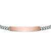 Bracelet - SECTOR - SZS82 - Acier - Or rose - 22CM - Argenté