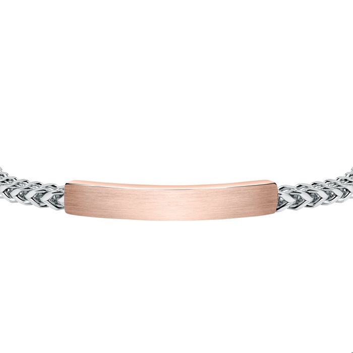 Bracelet - SECTOR - SZS82 - Acier - Or rose - 22CM - Argenté