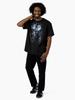 The Animals Three Wolves Howling at The Moon - Mystical Wolf Pack Oversized T-Shirt