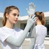 Защита от УФ-излучения Вождение Длинные Солнце Ультратонкие Перчатки Противоскользящие Ладонь Защита Перчатки Полные