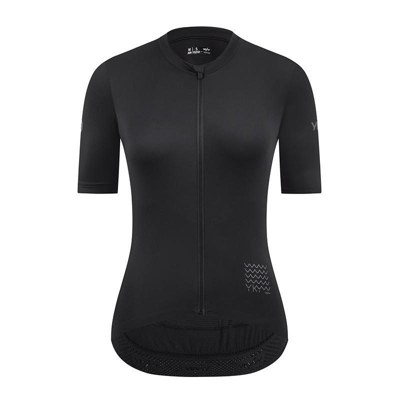 Womens Cycling Short Sleeve Jersey Breathable Quick-Dry Stretch Performance Top Outdoor Ride