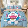 Japanese Anime Dora-emon Quilt Duvet Pillowcase 3D Printed D-Doraemon Bedding Set Duvet Cover for Children and Girls Boys Teen