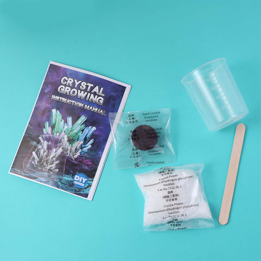 Colored Crystals Science Experiments Toy Grow a Crystal Crystal Making Kit Kids