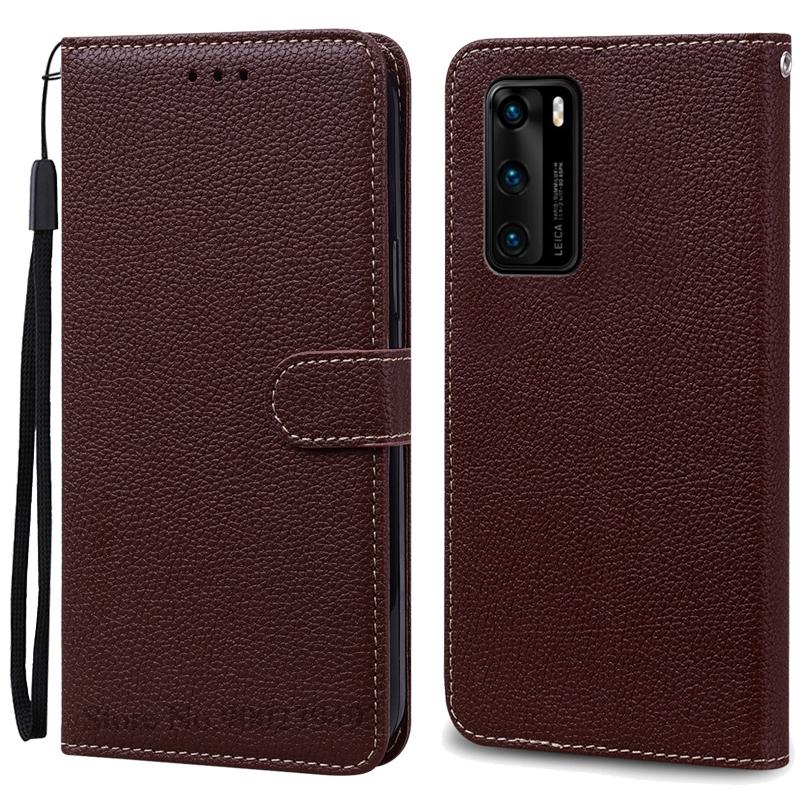 Чехол P40 P 40 Pro для Huawei P40, мягкий силиконовый чехол, чехол для телефона Huawei P40 Pro, чехол-кошелек, кожаный чехол, Fundas