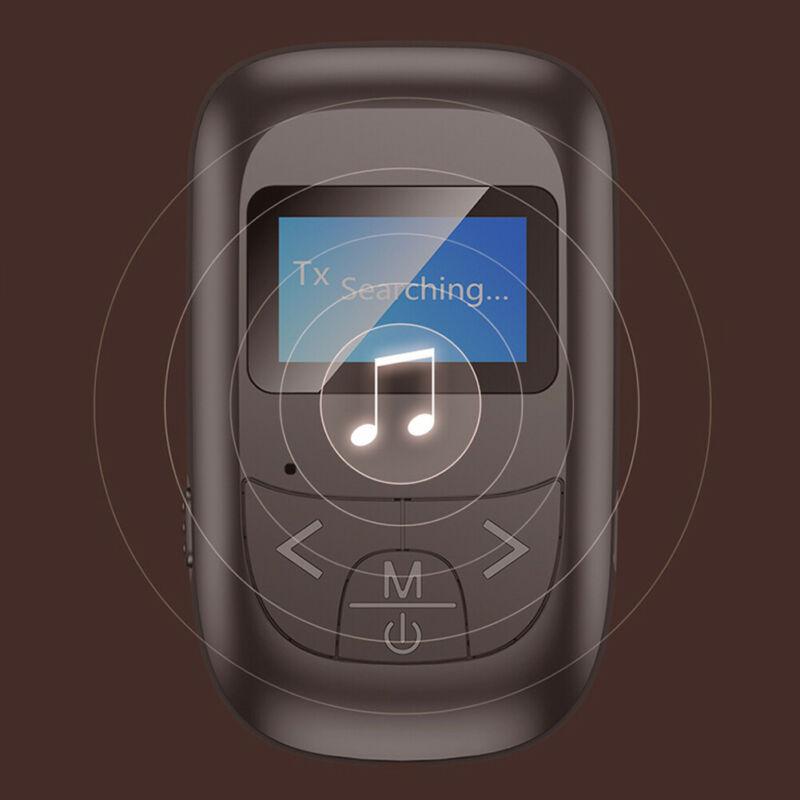 Новый Bluetooth 5.0 адаптер ЖК-экран дисплей Bluetooth приемник передатчик два в одном громкая связь