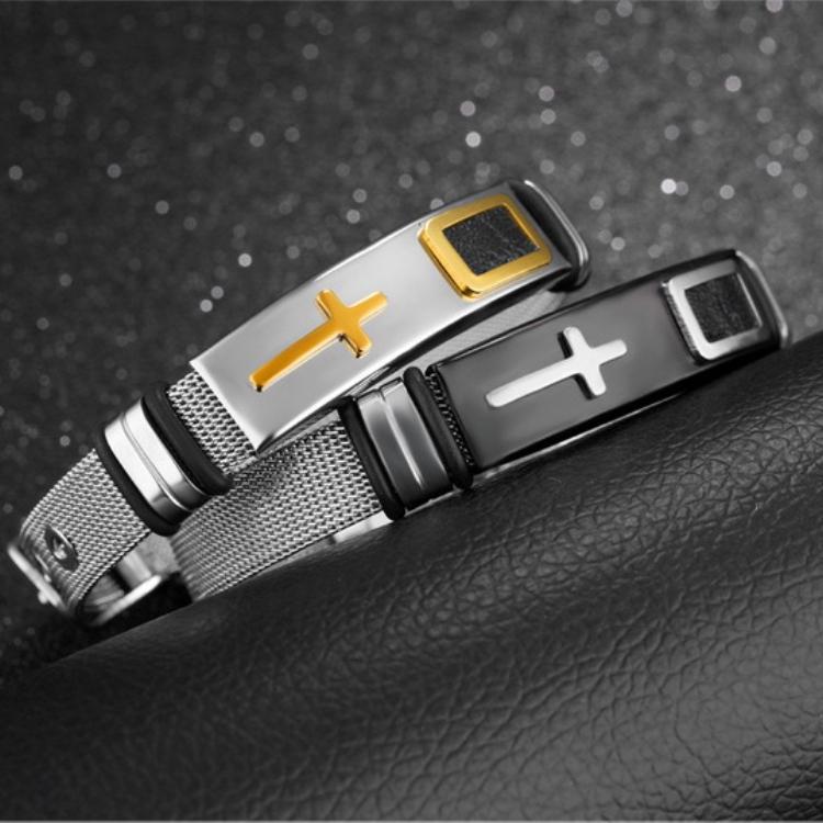 Ювелирные изделия из титановой стали с сетчатым ремешком, индивидуальный браслет, мужские браслеты