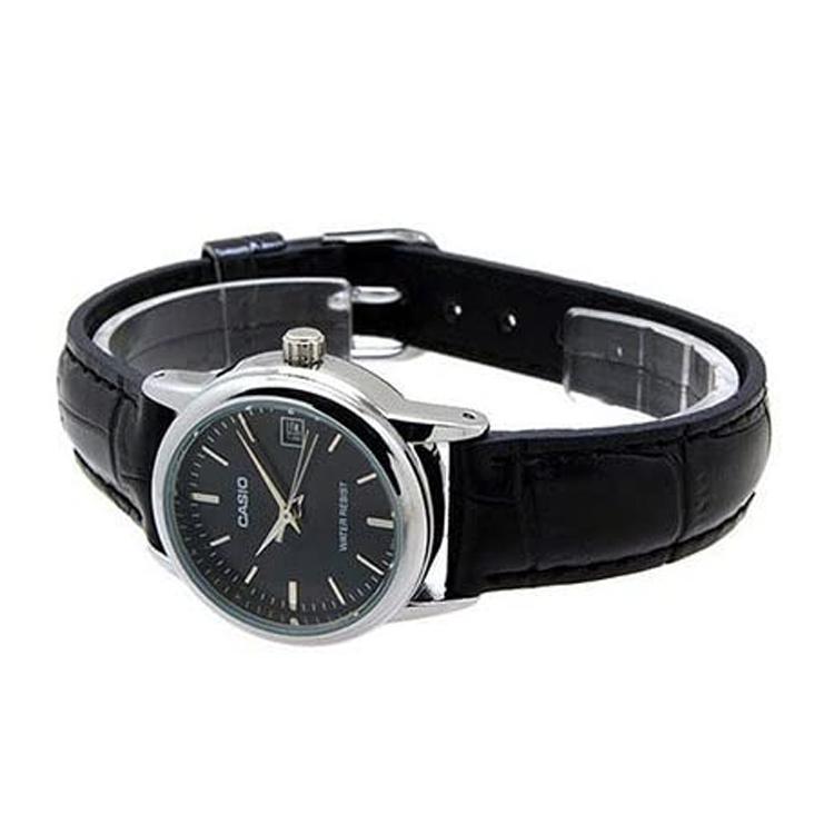 Casio Женские стандартные часы Черные LTP-V002L-1AUDF