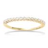 Gold Plated Wedding Ring 'For Life' Golden White - 1. 5 Mm