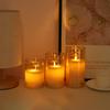 Светодиодная свеча AnnTec LED LED золотистого цвета, которая мерцает как настоящий теплый цвет без использования энергии, поставляется со специальным пультом дистанционного управления яркостью USB LED свеча, стекло,