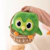 Зеленая плюшевая игрушка Duolingo Owl Duo Plushie Of Duo The Owl Cartoon Anime Owl Doll Soft Animal Toy Children Birthday Gift