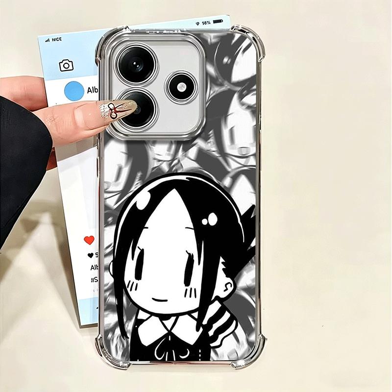 Kaguya Sama Shinomiya Мягкий чехол для телефона для Xiaomi Poco X7 X8 Pro Max X6 X5 X3 F8 Ultra F7 M8 M7 M5S Redmi 15C 15A 15 14C 13C 12C