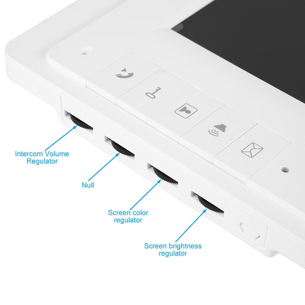 7-дюймовый ЖК-видеодомофон дверной звонок Интерком камера монитор система домашней безопасности