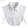Fashion Women's Embroidery Shirt Fake Collar Removable Mujer Faux Cols White Sweater False Collar Lapel Shirt Blouse Detachable