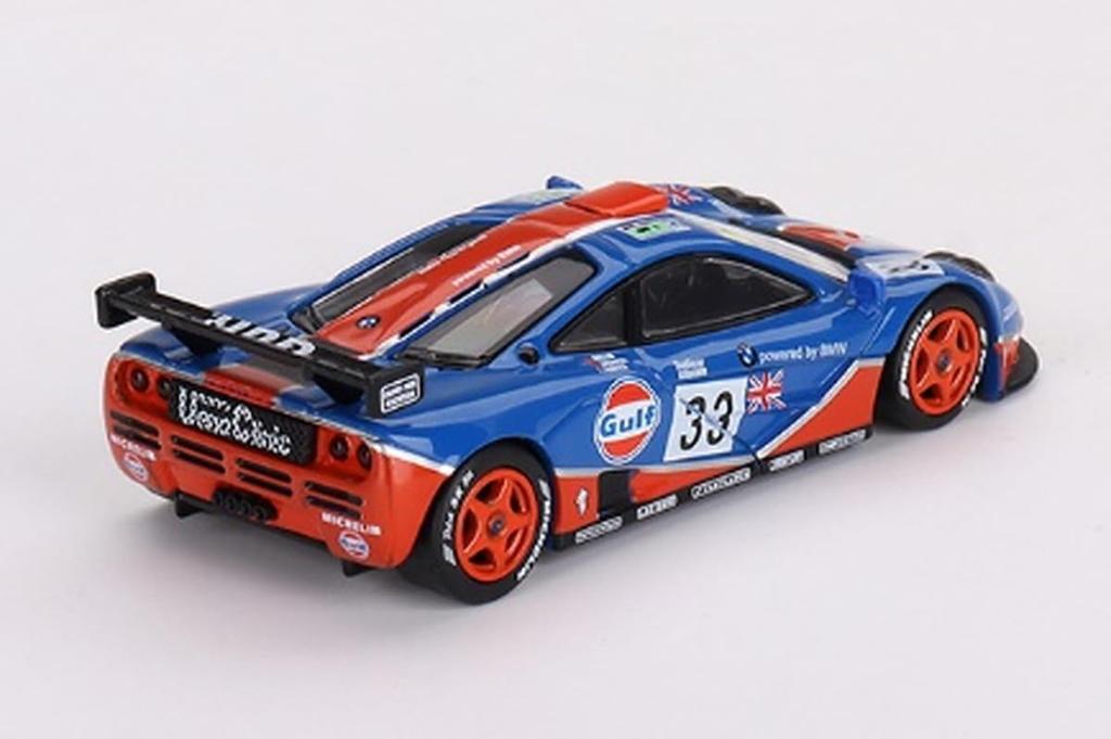 MINI GT масштаб 1/64 McLaren F1 GTR 24 часа Ле-Мана 1996 #33 Готовая модель