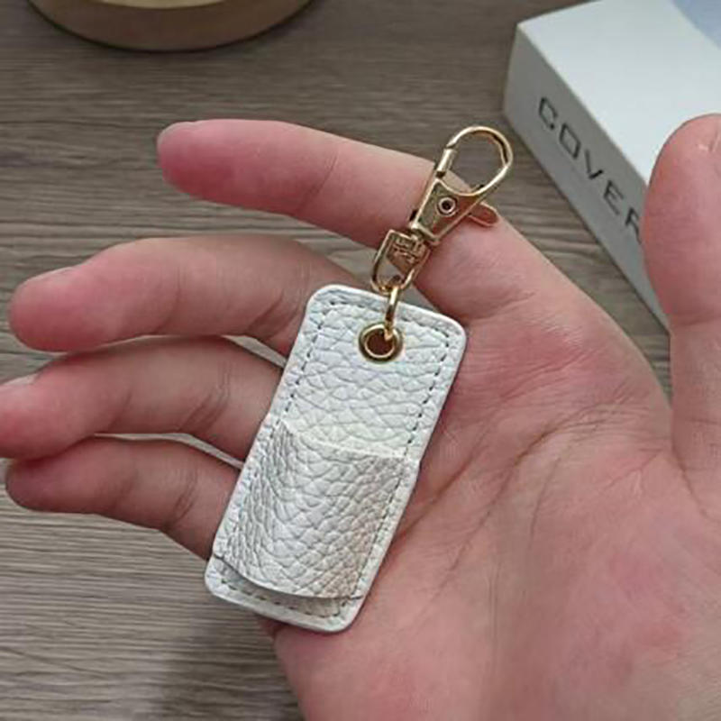 1 шт. ПУ держатель для ручки ретро брелок для хранения чехол органайзер протектор брелок для значка клипса шейный шнурок